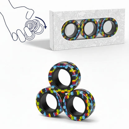 Set Bagues Magnétiques Fidget