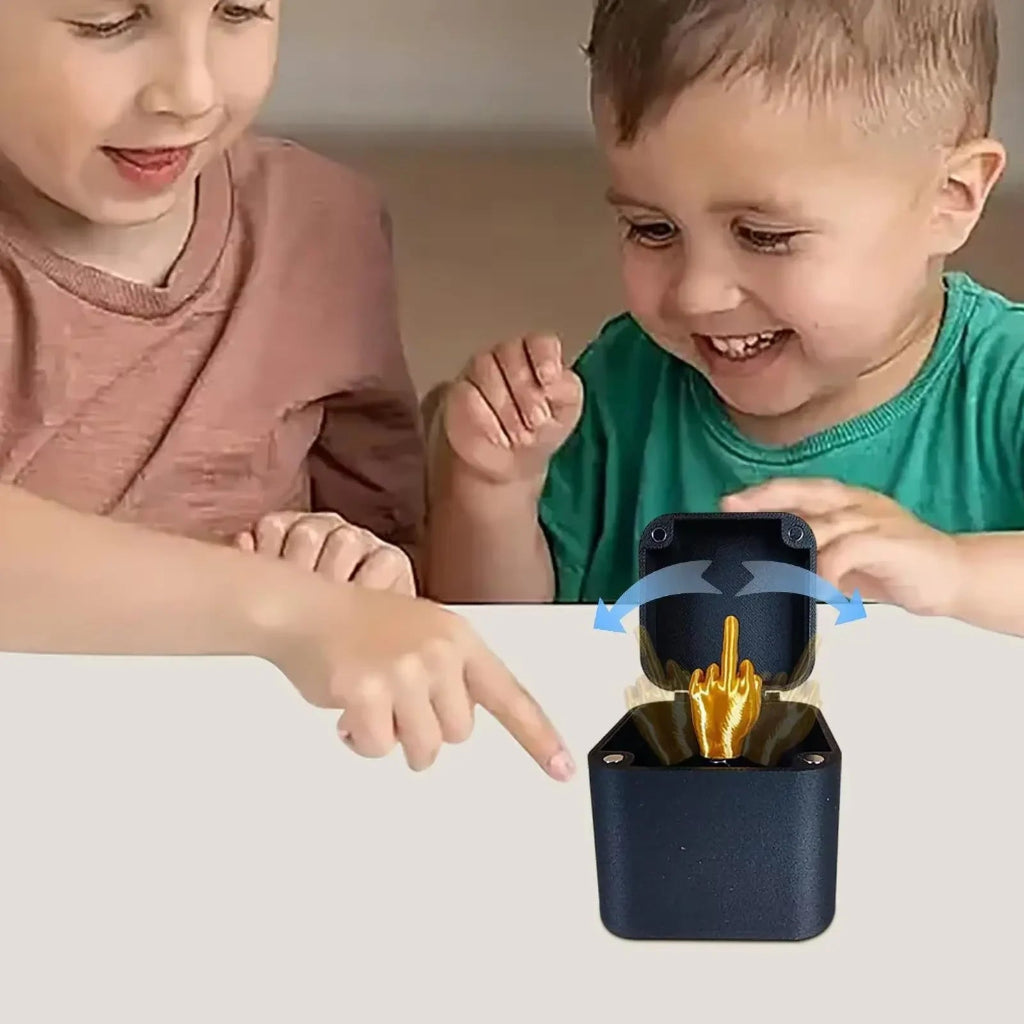 Finger Geschenkbox Witzige Überraschung Party Einladung - Image 1