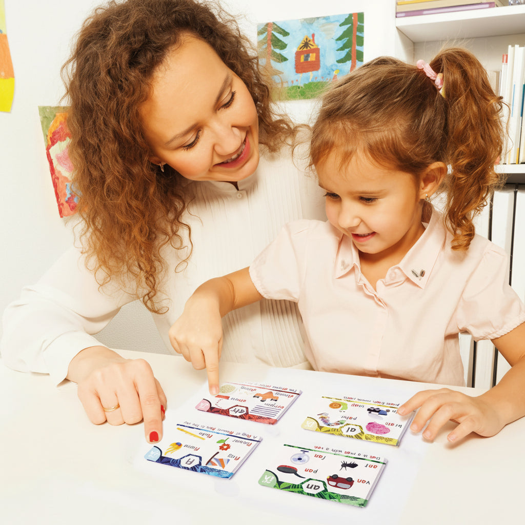 Flashcards Kids Phonics Colorful Learning Aids Effective Learning