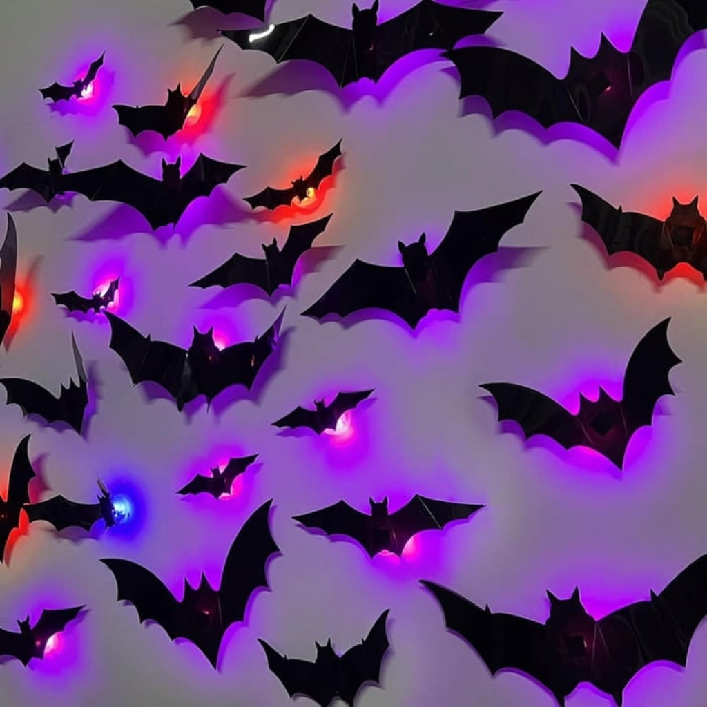 Fledermaus Halloween Deko Lichtdekoration Wandkunst - Image 1