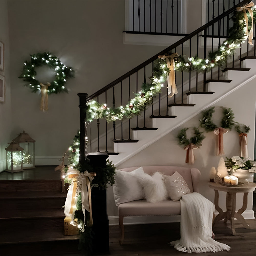 LED Lichterkette Kupferdraht Warmweiß