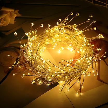 LED Lichterkette Kupferdraht Warmweiß