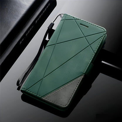 Handyhülle Leder Magnetisch Flip Wallet