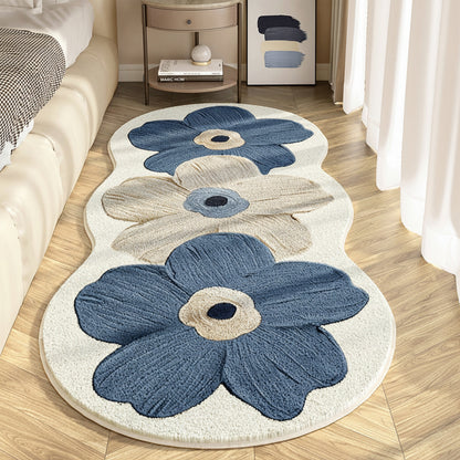 🌸Tappeto Floreale Irregolare Ultra Morbido!🧡Comfort Lussuoso & Look Giocoso per Camera da Letto o Soggiorno! 🛋️ - Image 8