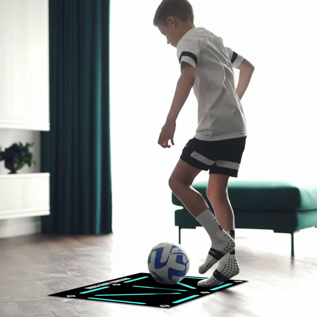 Tapis d'entraînement de football antidérapant pour exercices