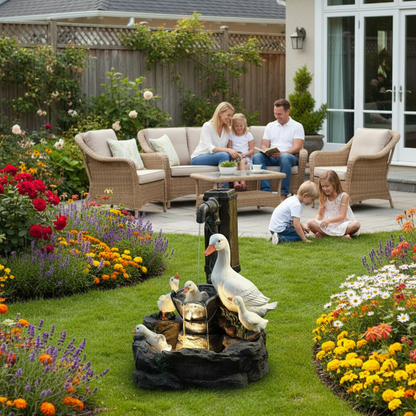 Fountain Duck Garden Decor Outdoor Ornament - Image 7