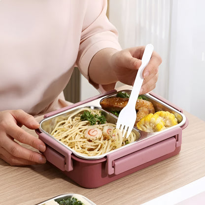 Edelstahl Lunchbox Auslaufsicher Thermo Behälter
