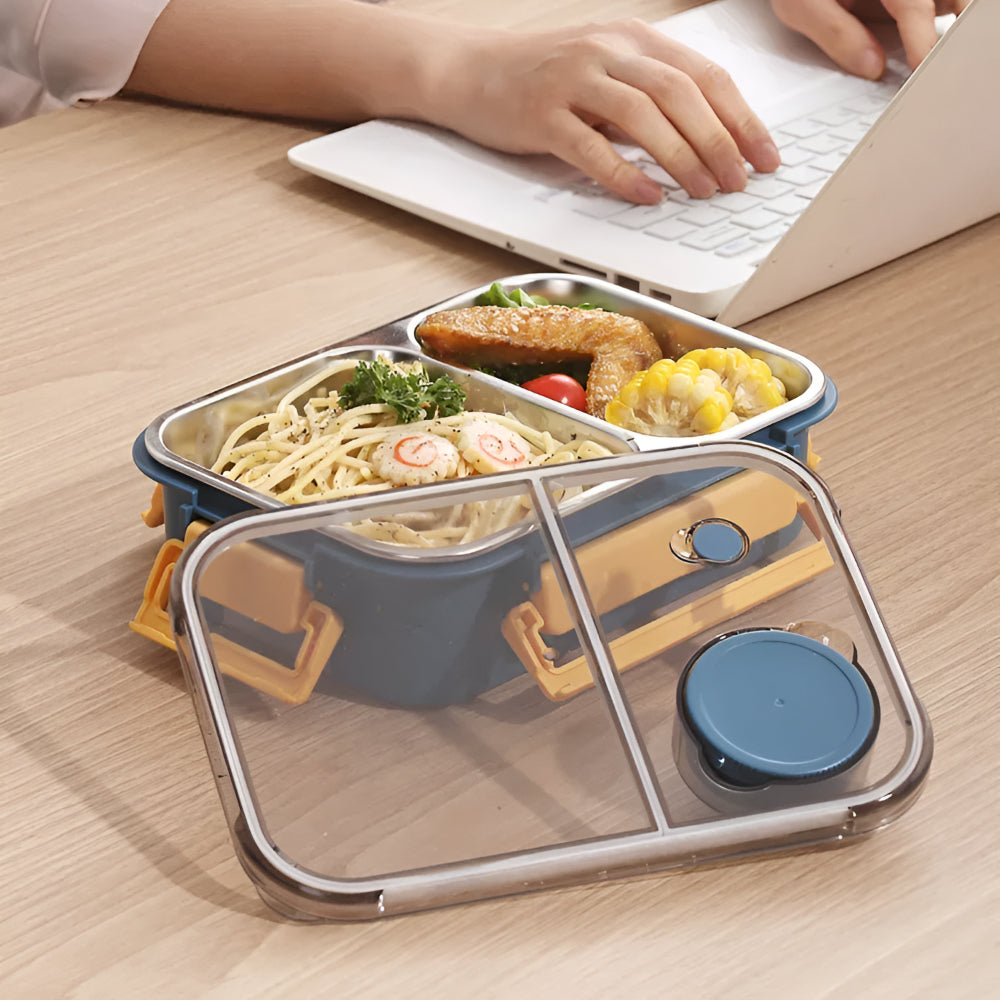 Edelstahl Lunchbox Auslaufsicher Thermo Behälter