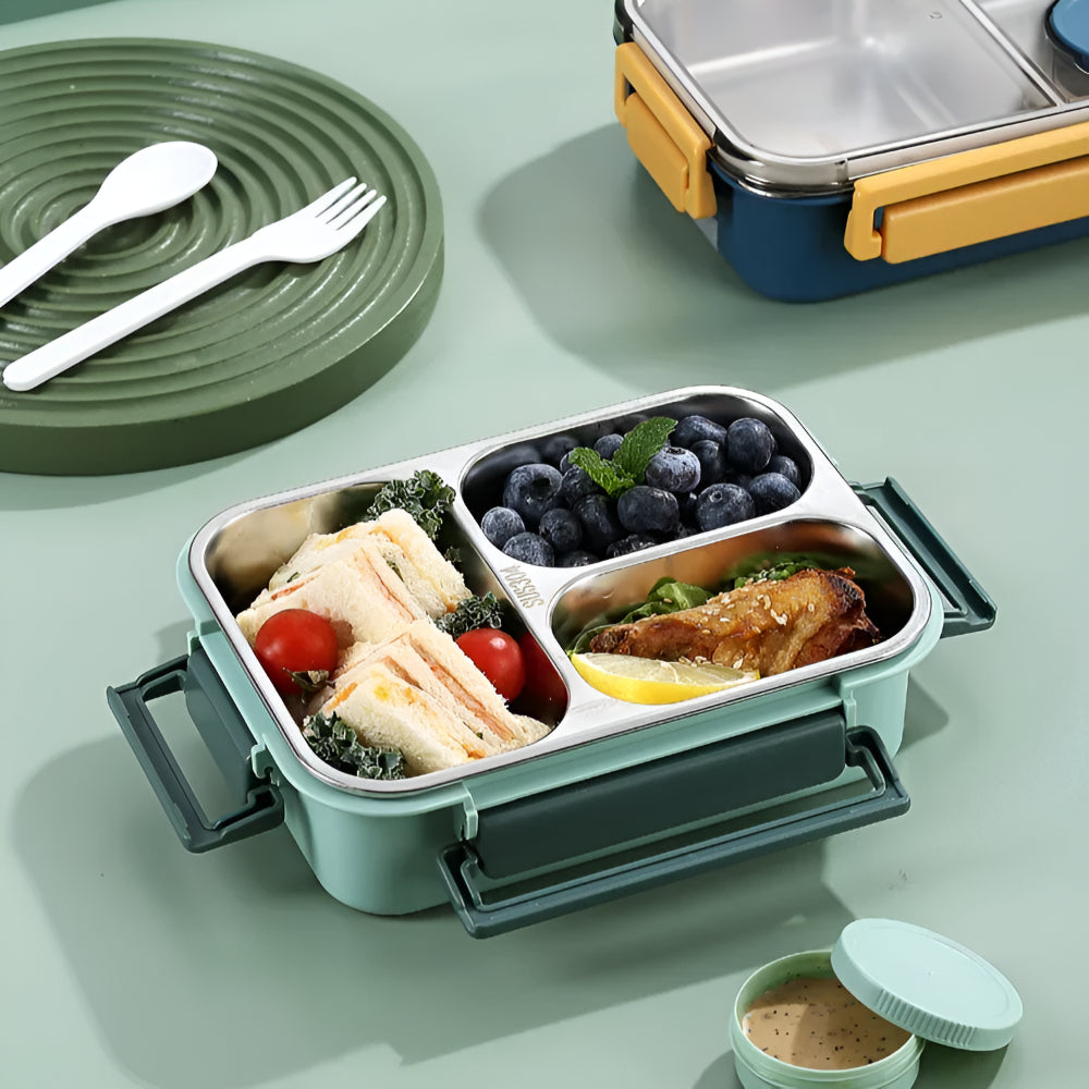Edelstahl Lunchbox Auslaufsicher Thermo Behälter