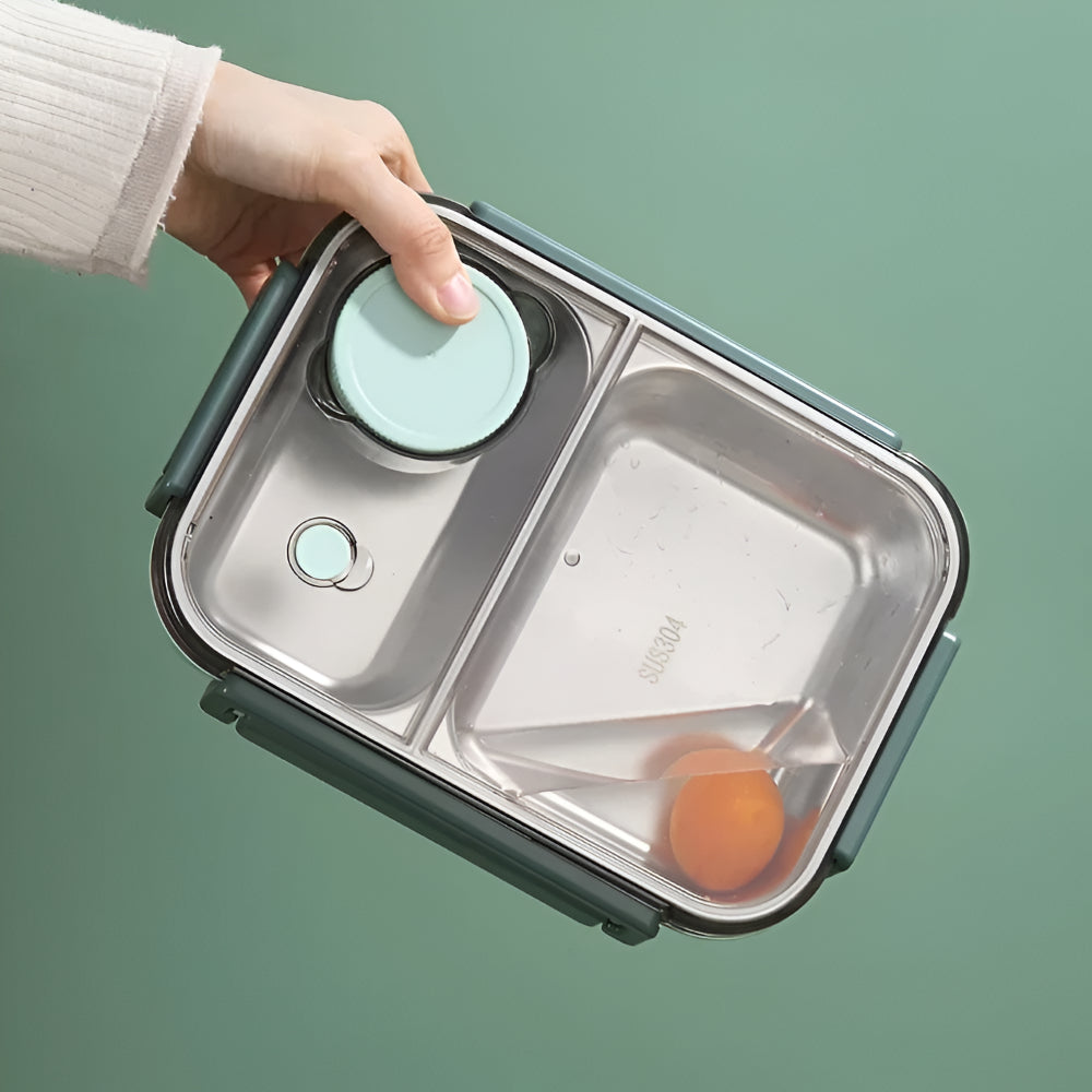 Edelstahl Lunchbox Auslaufsicher Thermo Behälter