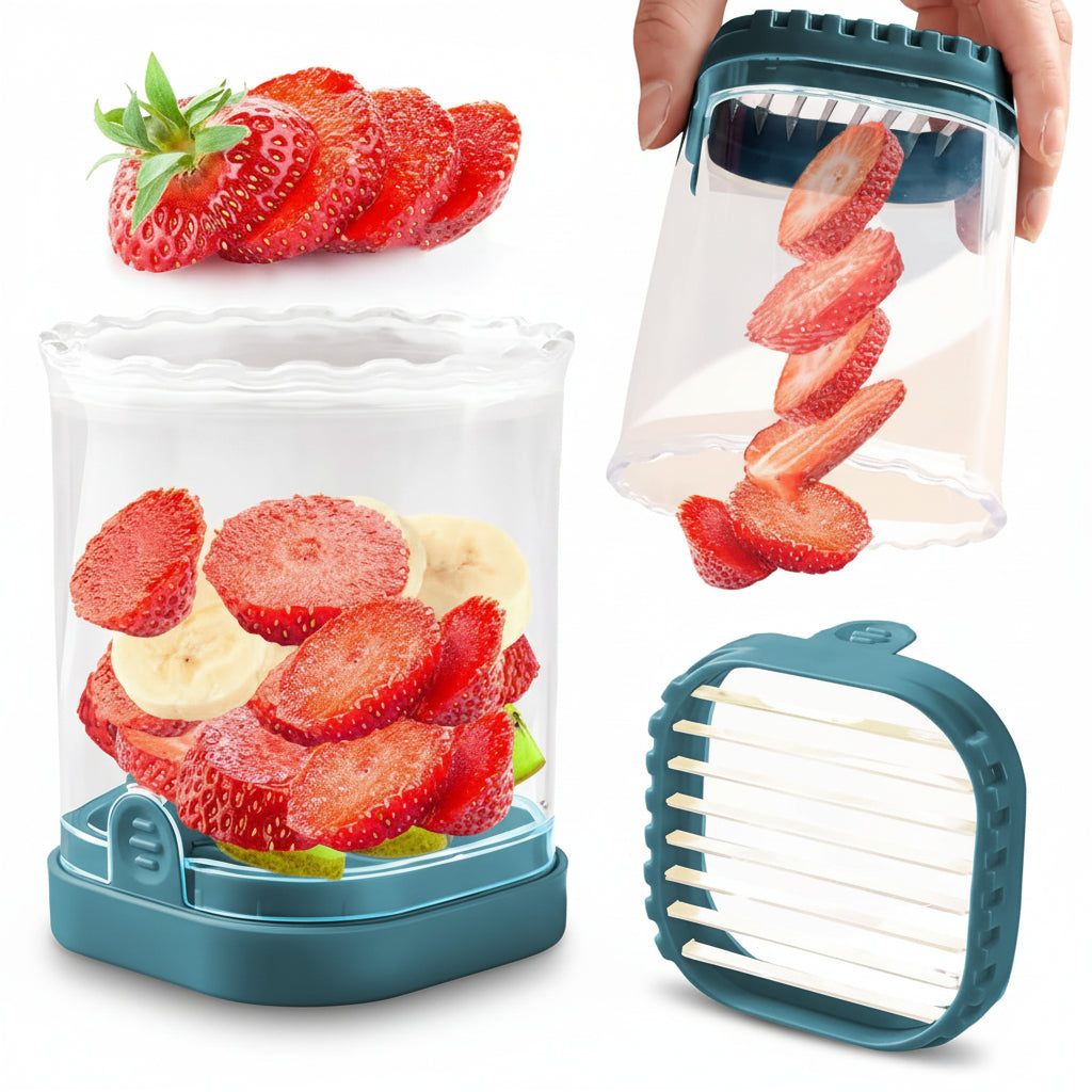 Fruit Slicer Removable Stainless Steel Kitchen Helper