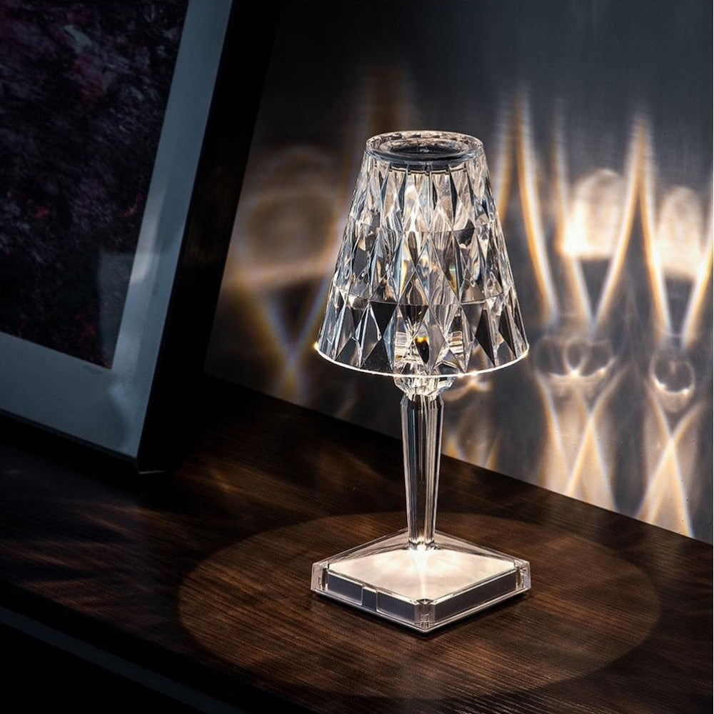 Funkelnde Kristall Tischlampe Dekorative Beleuchtung - Image 1