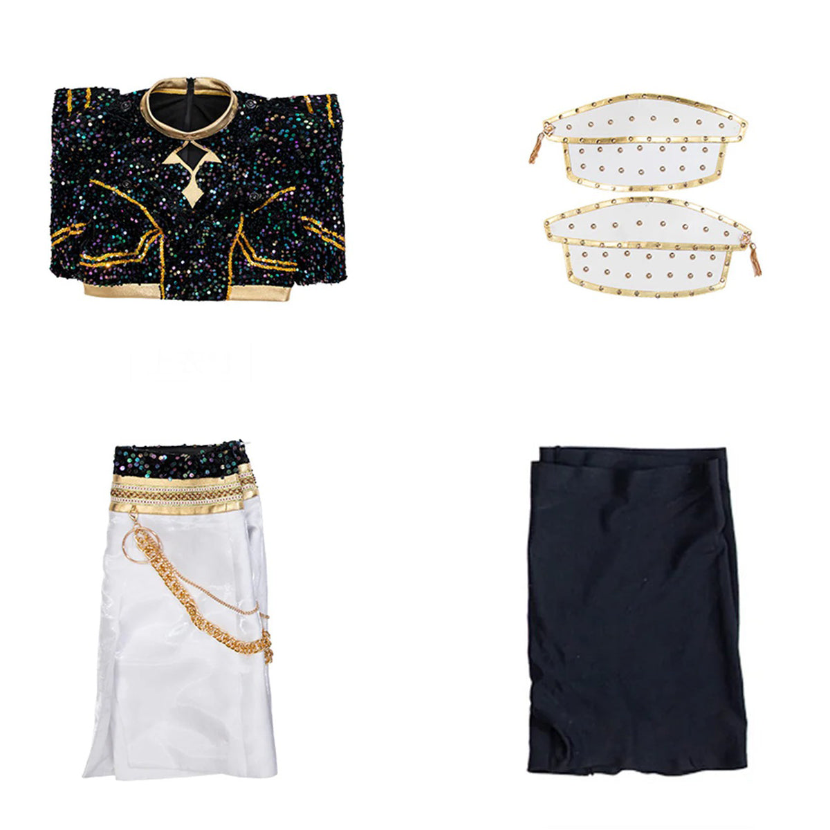 Cosplay Kostüm Kinder Schwarz Weiß