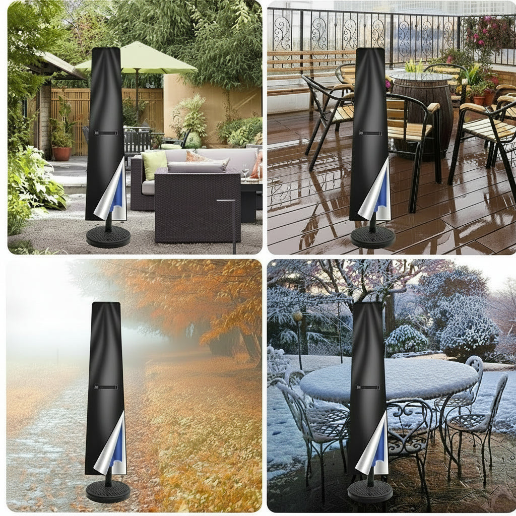 Gartenabdeckung Reißverschluss Kordelzug Wetterfester Schutz - Image 7