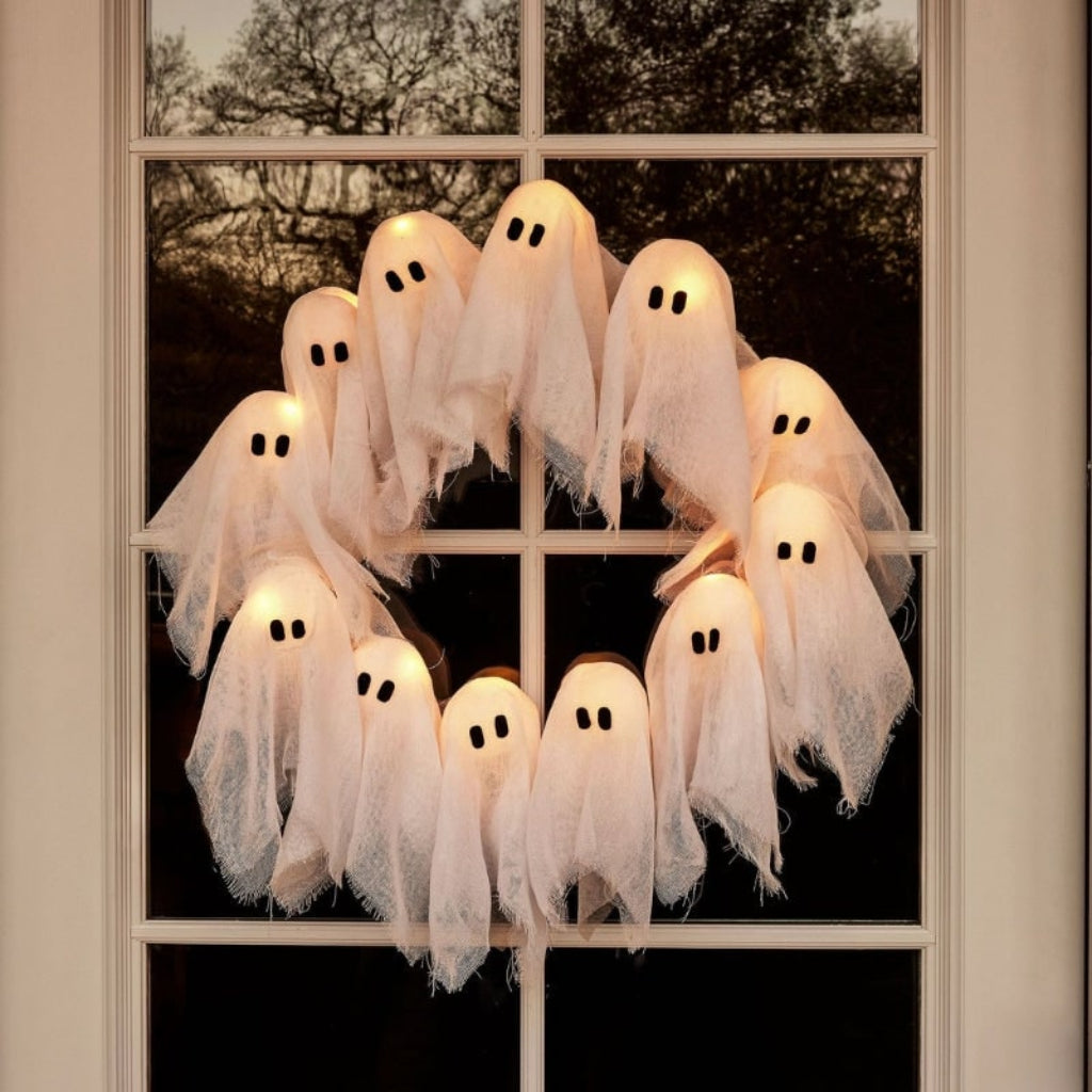 Geister Halloweenkranz Festliche Dekoration - Image 1
