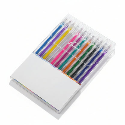Gel Pens Glitter Multicolour Drawing Writing School Set