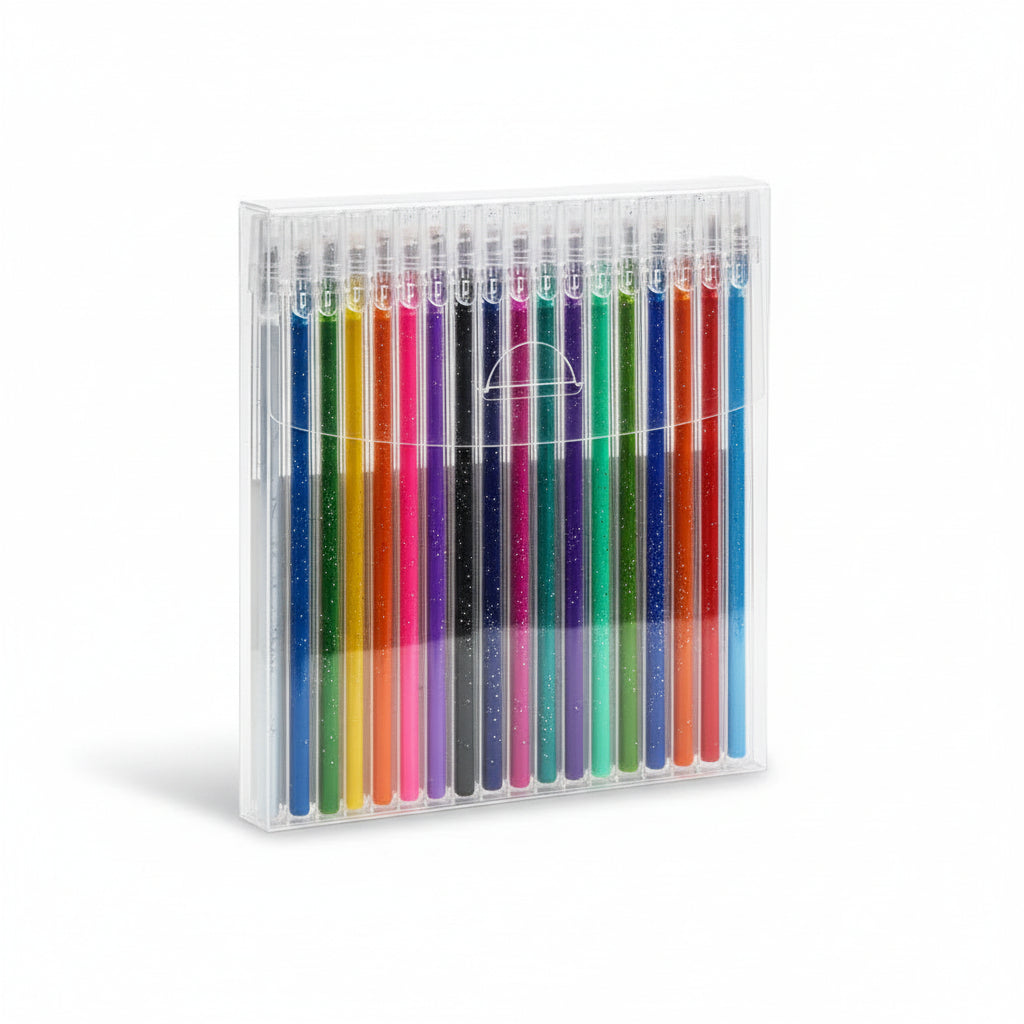 Gel Pens Glitter Multicolour Drawing Writing School Set