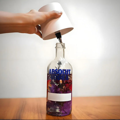 LED Flaschenlampe Kabellos Dimmbar Modern