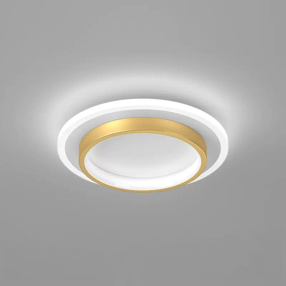 Plafoniera Moderna Metallo Acrilico Lampada Soffitto Rotonda