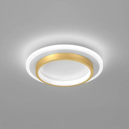 Plafoniera Moderna Metallo Acrilico Lampada Soffitto Rotonda