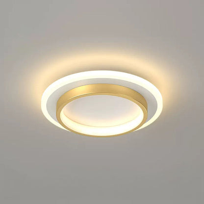 Plafoniera Moderna Metallo Acrilico Lampada Soffitto Rotonda