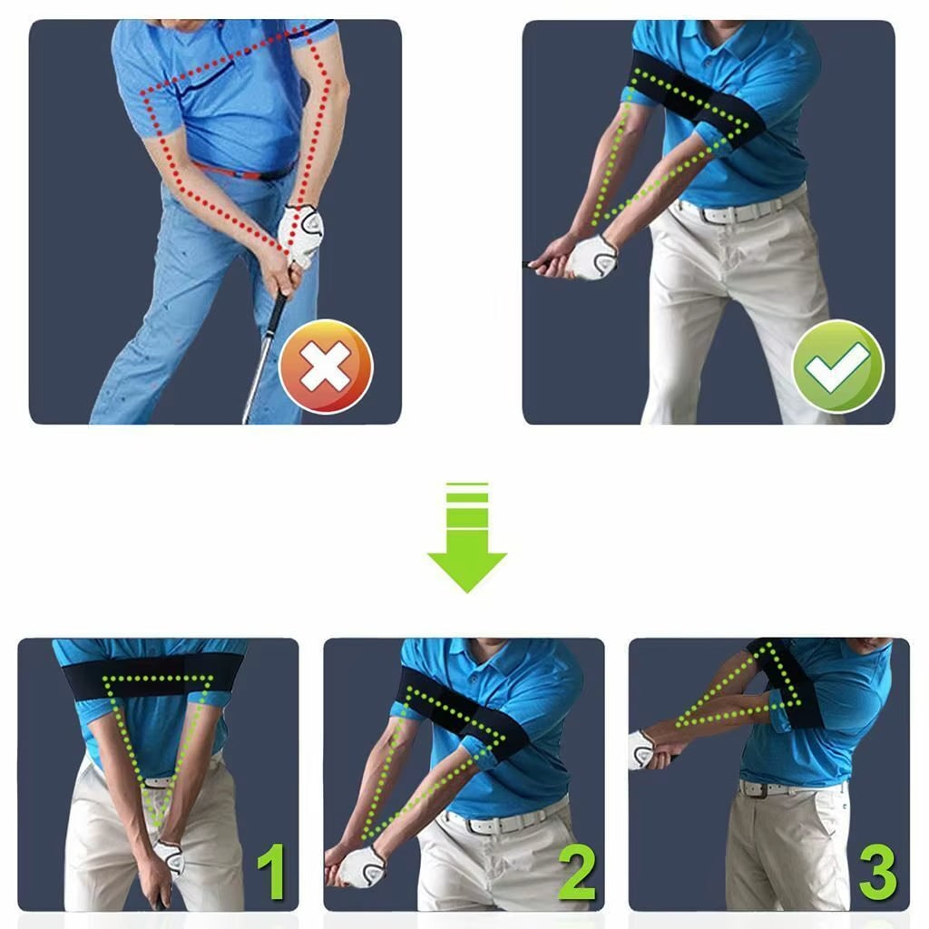 Golf Schwungtrainer Schwungprüfer Griffhalter Armtrainer - Image 4