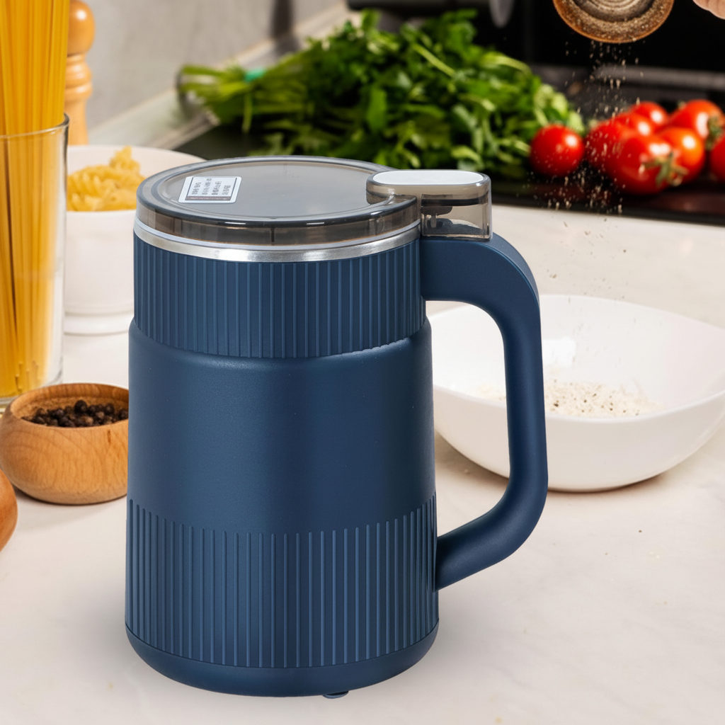 Portable Electric Coffee and Grain Grinder – Portable Grain Mill for Healthy Baking with Easy Cleaning Design