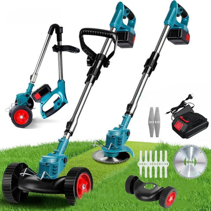 Rasentrimmer Kabellos Klappbar Elektrisch Garten Trimmer