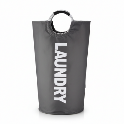 Laundry Basket Padded Handles Foldable Fabric Laundry Collector