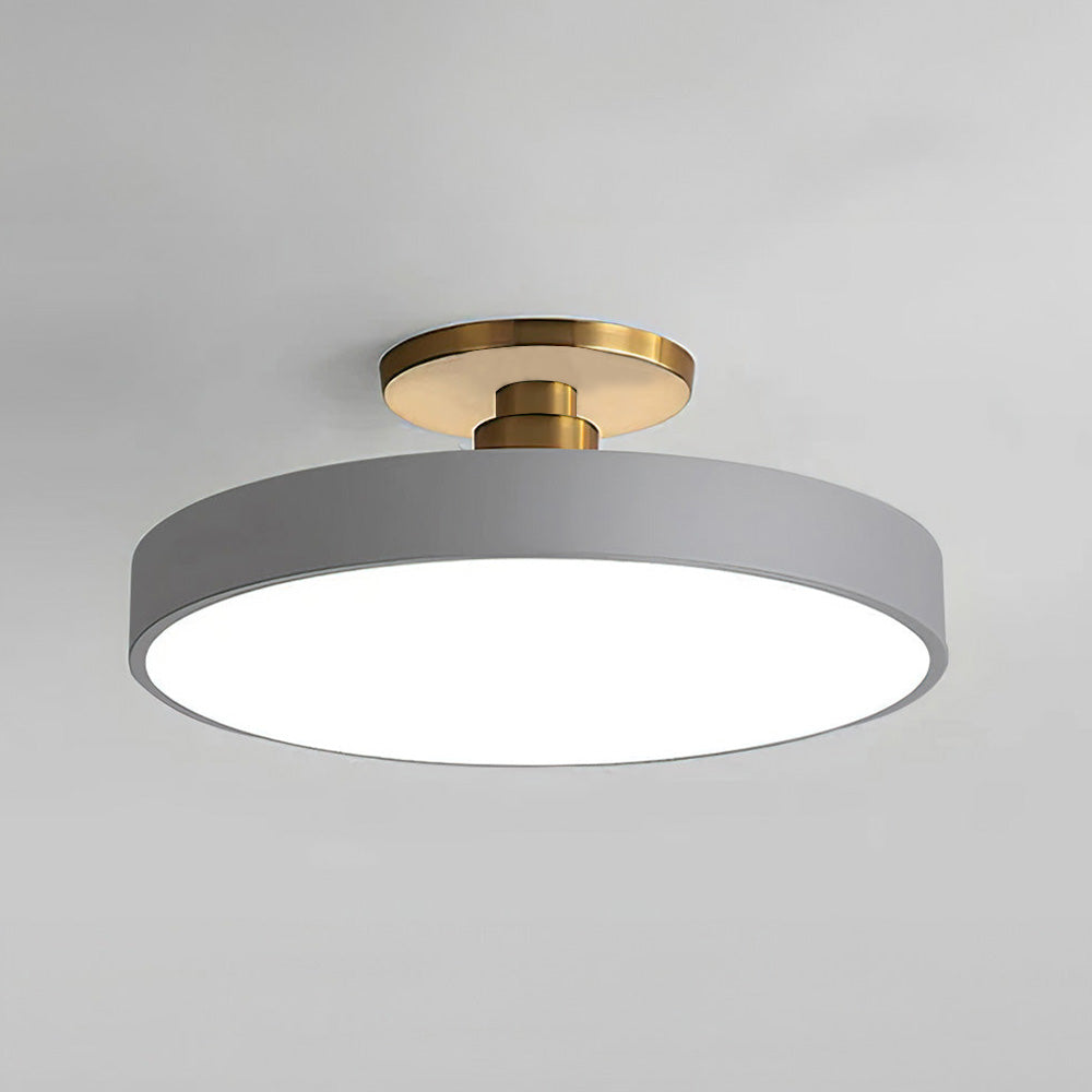 Lámpara de techo LED redonda moderna para pasillo y sala de estar