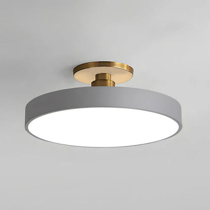 Lámpara de techo LED redonda moderna para pasillo y sala de estar