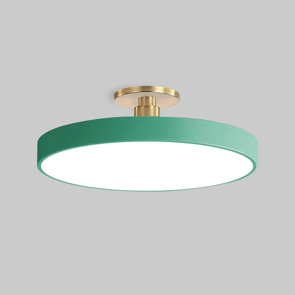 Lámpara de techo LED redonda moderna para pasillo y sala de estar