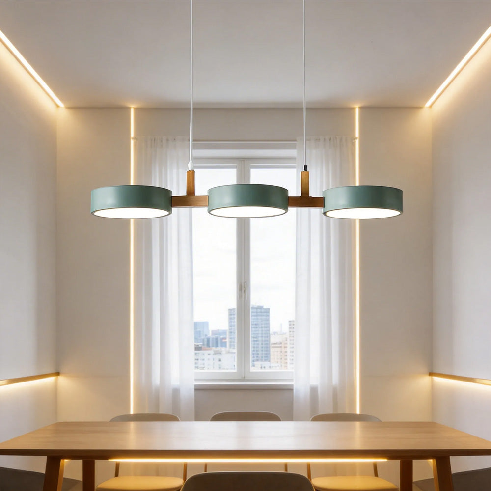 Lampe suspendue moderne en métal cylindre lampe de plafond minimaliste