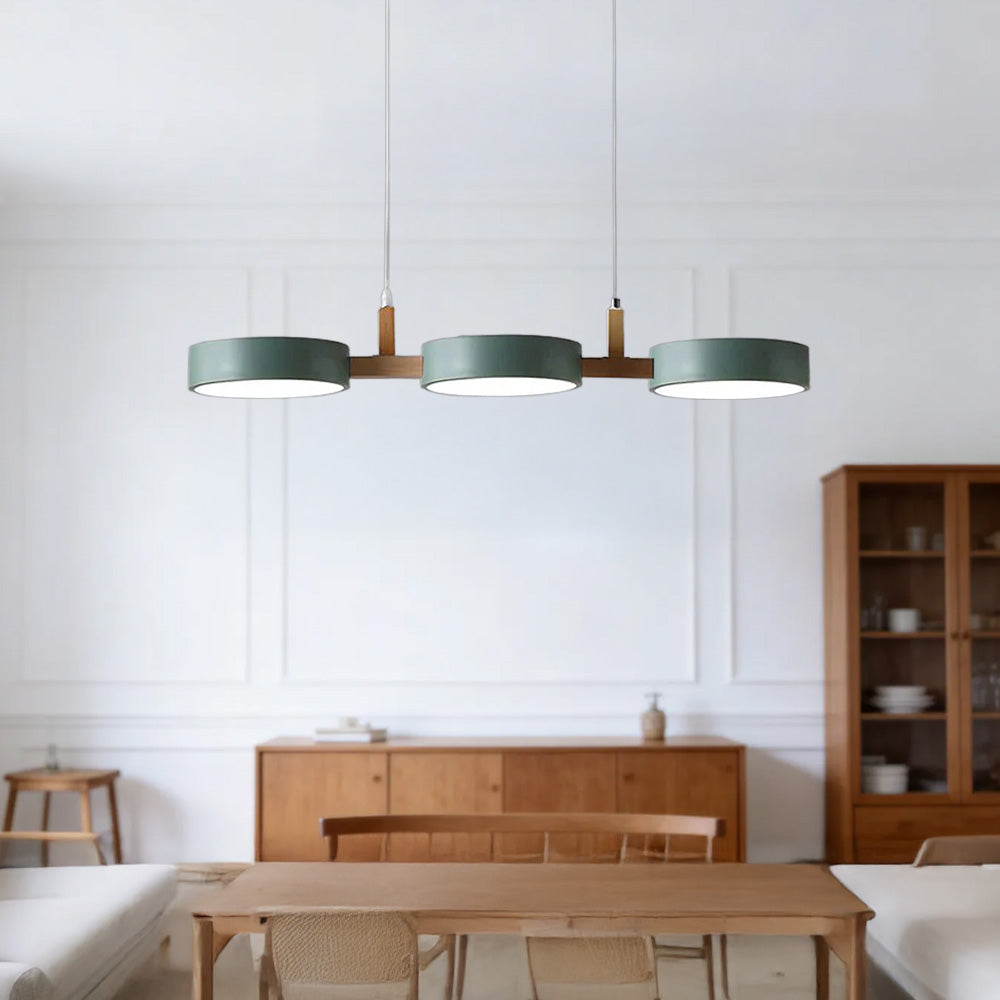 Lampe suspendue moderne en métal cylindre lampe de plafond minimaliste