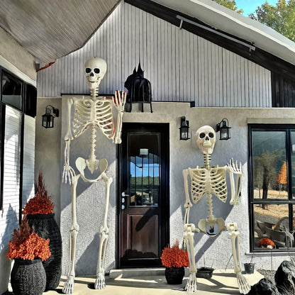 Figura decorativa de esqueleto de plástico para Halloween