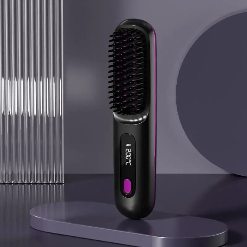 Haarglätter Bürste Styling Kabellos USB - Image 7