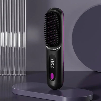 Haarglätter Bürste Styling Kabellos USB - Image 7