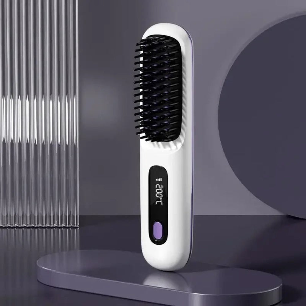 Haarglätter Bürste Styling Kabellos USB - Image 8