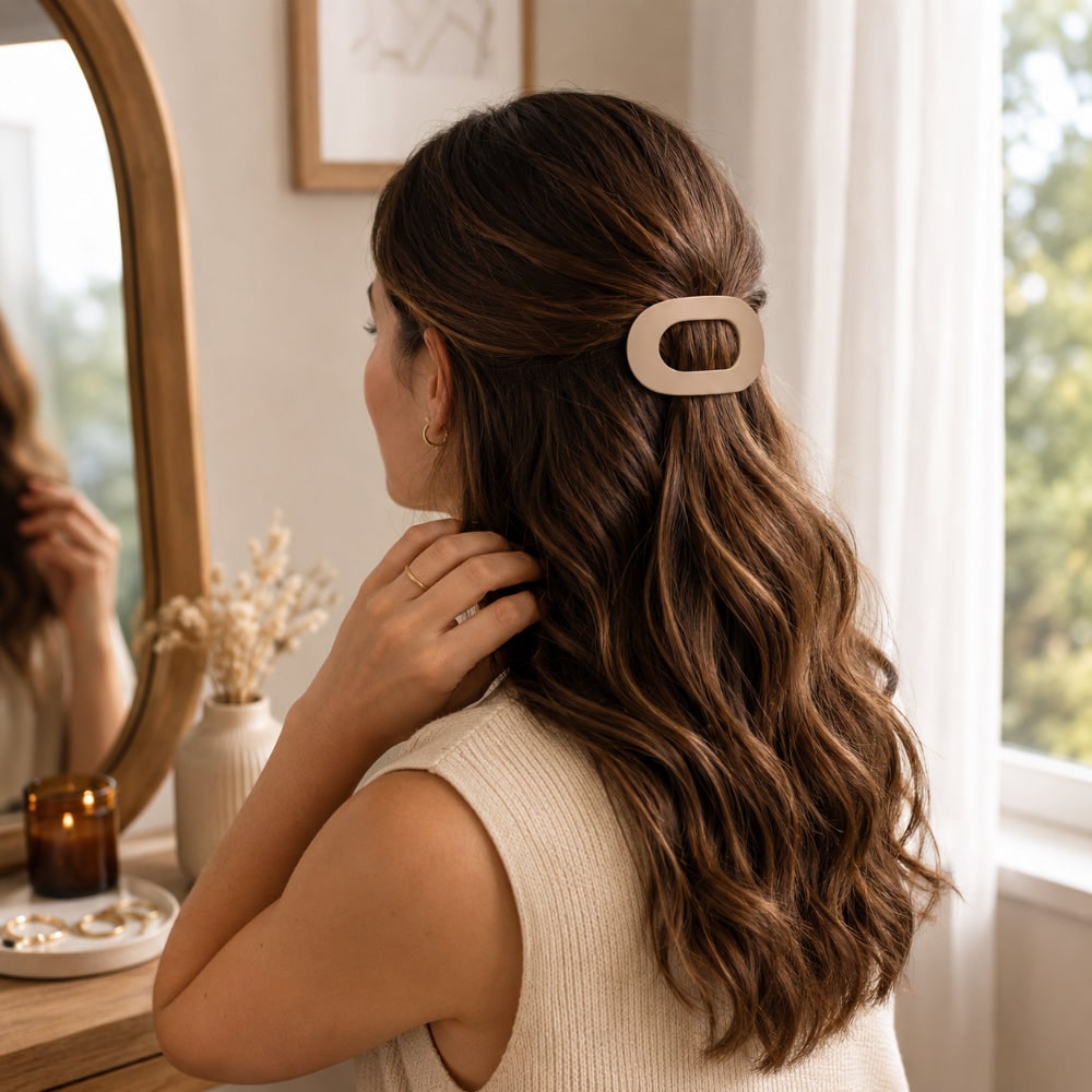 Haarklammer Für Alltag Haaraccessoires Oval - Image 1