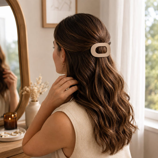 Haarklammer Für Alltag Haaraccessoires Oval - Image 1