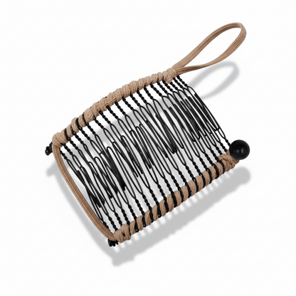 Fermaglio per capelli retrò elasticizzato stile vintage molletta elastica per capelli donna