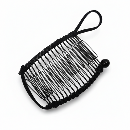 Fermaglio per capelli retrò elasticizzato stile vintage molletta elastica per capelli donna