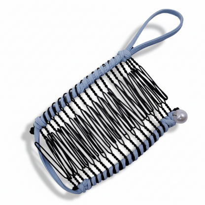 Fermaglio per capelli retrò elasticizzato stile vintage molletta elastica per capelli donna