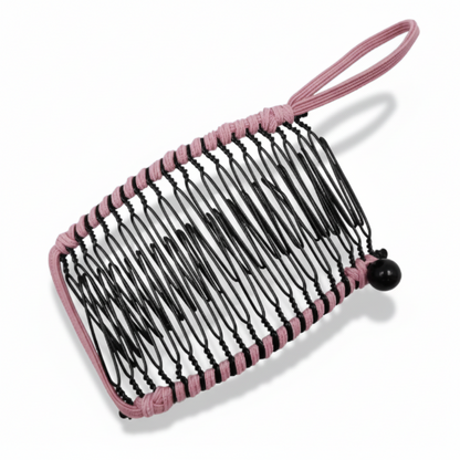 Fermaglio per capelli retrò elasticizzato stile vintage molletta elastica per capelli donna