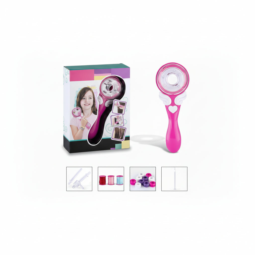 Kinder DIY Haarflechter Set Haarstyling Flechtgerät Mädchen