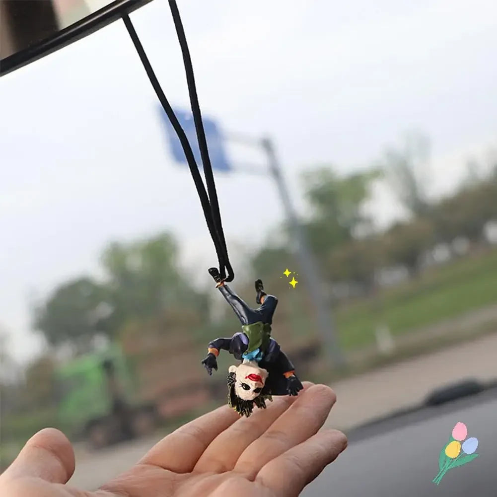 Halloween Accessoires Autodekoration Joker Figur - Image 5