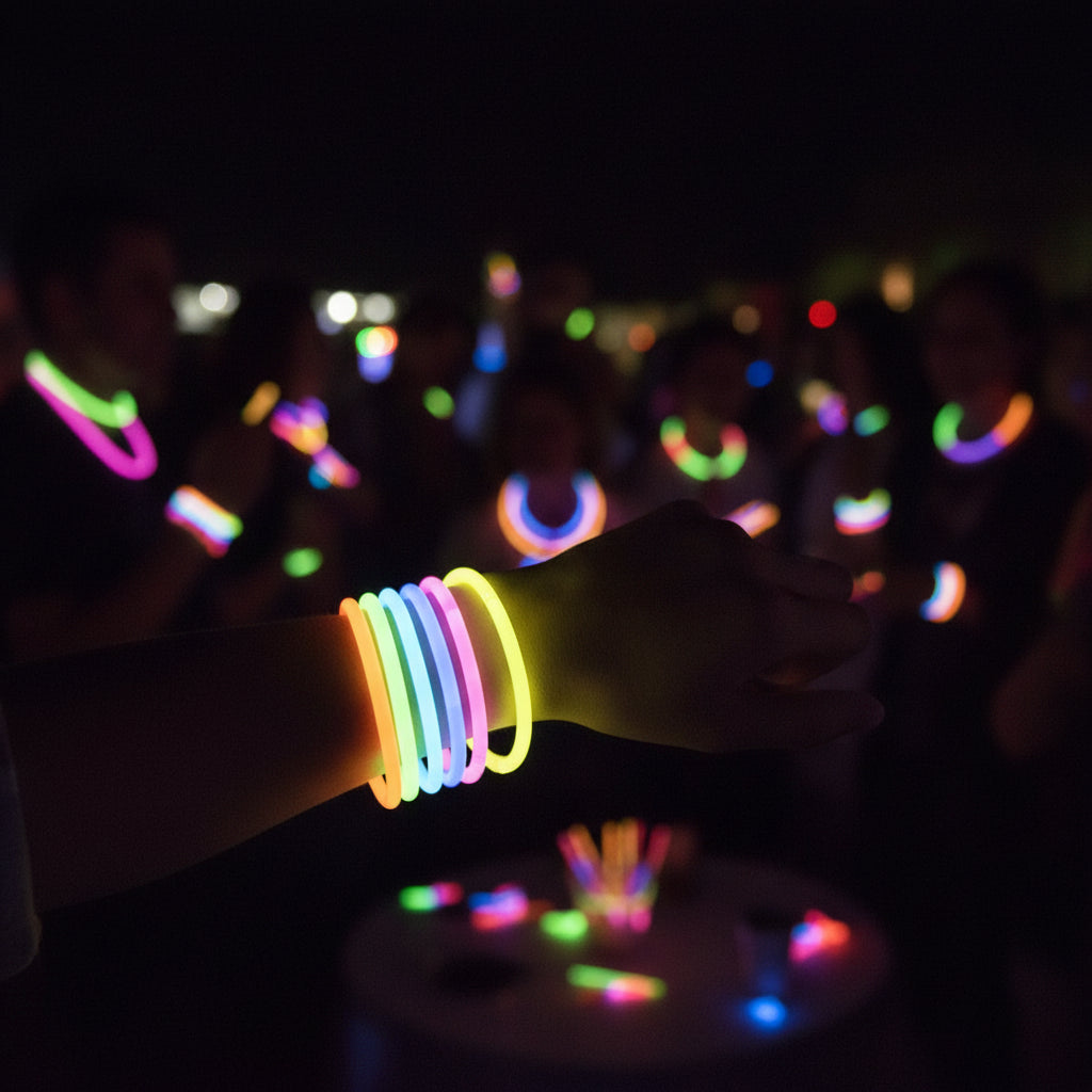 Halloween Accessoires Leuchtstäbe Glowsticks Partybedarf - Image 1