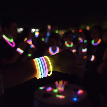 Halloween Accessoires Leuchtstäbe Glowsticks Partybedarf - Image 1