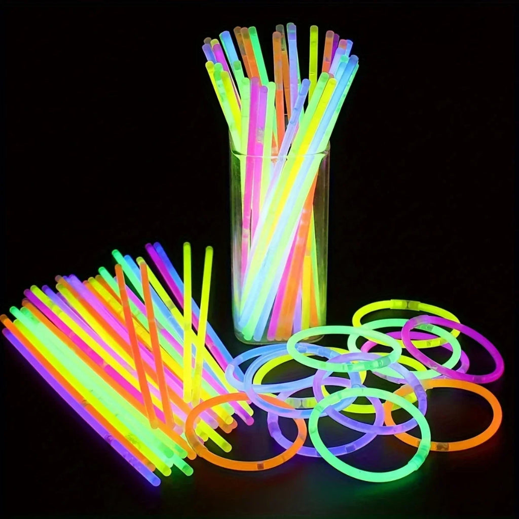 Halloween Accessoires Leuchtstäbe Glowsticks Partybedarf - Image 4