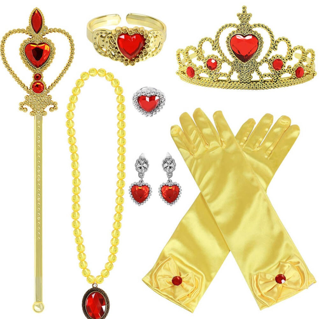 Halloween Accessoires Prinzessinnen-Kostümset Krone Schmuck - Image 1